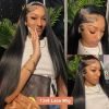 40 Inch Straight Human Hair 13x4 13x6 Hd Lace Frontal Wig Brazilian Lace Front Human Hair Wigs Glueless For Women Pre Plucked